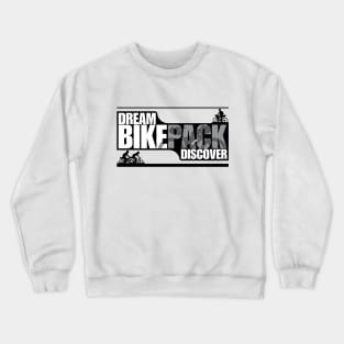Dream Bikepack Discover Grey on Light Color Crewneck Sweatshirt